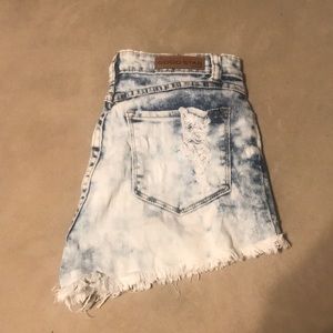 acid wash shorts